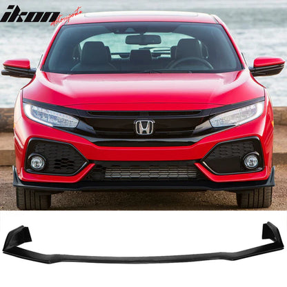 Front Bumper Lip for Honda Civic Si 5DR 2017-2021 Type R Style Unpainted