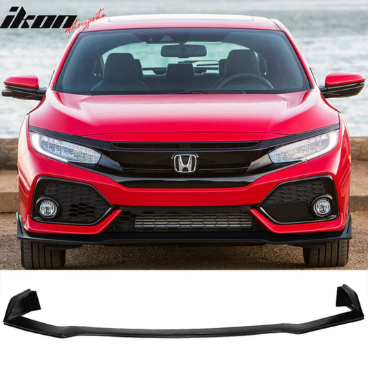 Front Bumper Lip for Honda Civic Si 5DR 2017-2021 Type R Style Unpainted