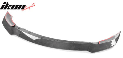 2017-2023 Tesla Model 3 Track Pack Gloss Black Front Lip Carbon Fiber