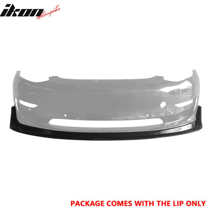 2017-2023 Tesla Model 3 MDA V2 Style Unpainted Front Bumper Lip Kit PU