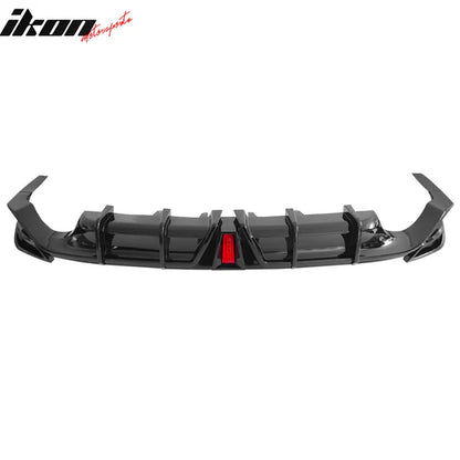 Rear Diffuser Lip for Toyota Camry LE XLE 2018-2024 Carbon Fiber Print PP