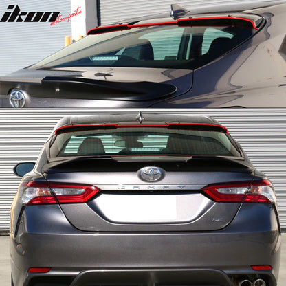 Roof Spoiler for Toyota Camry 2018-2026 V2 Matte Black Primer ABS