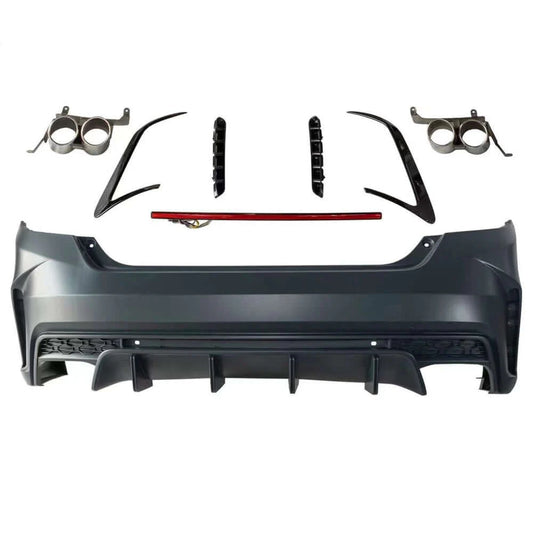 2018-22 Honda Accord V4 Rear Bumper By YOFER - UNPAINTED