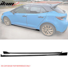 2019-2025 Toyota Corolla T Style Gloss Black Side Skirts Rocker Pannel