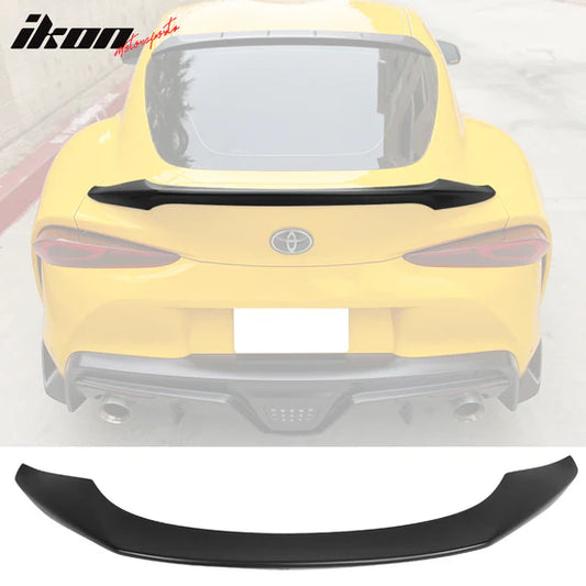 2020-2026 Toyota Supra GR MK5 TRD Style Matte Black Trunk Spoiler ABS