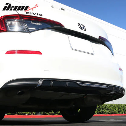 2022-2026 Honda Civic Sedan HPD Style Rear Diffuser Carbon Fiber