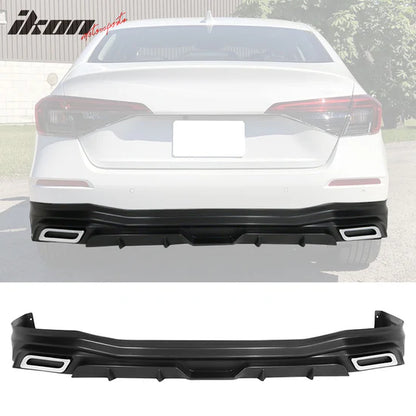 2022-2026 Honda Civic 11th Sedan Unpainted Rear Bumper Lip Diffuser PP