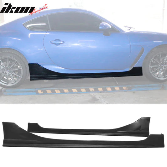 2022-2026 Subaru BRZ Toyota GR86 2 Door IKON Side Skirt Extensions PU