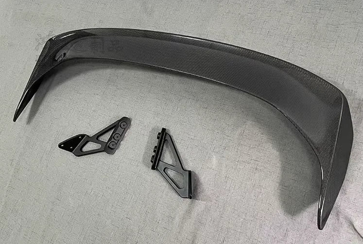 2022-2025 Honda 11th Gen Civic FL5 Type-R/Hatchback/Sedan OEM Style Real Carbon Fiber Rear Spoiler Wing with Beams