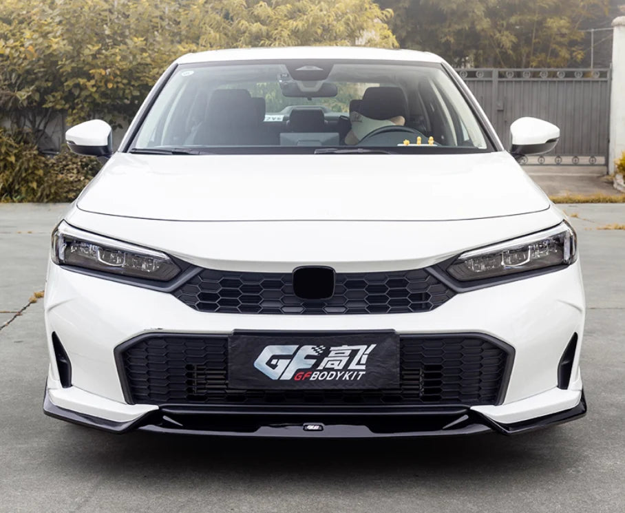 2025-2026 11.5th Gen Facelifted Civic 3 Pc Front Lip (Painted) For Sedan and Hatchback BY GF Body Kit