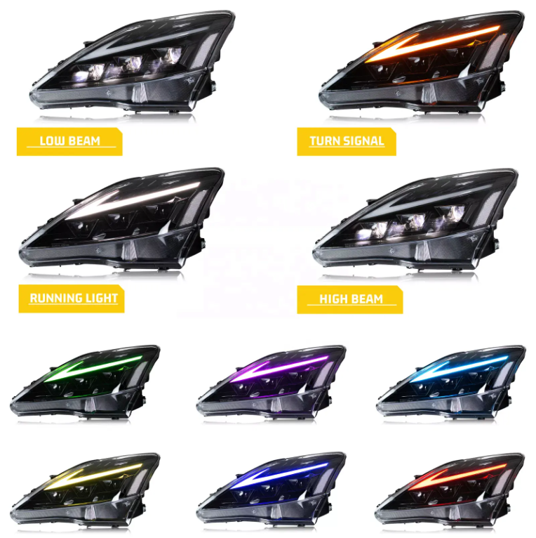 Lexus IS 2006-2012 RGB LED Headlights