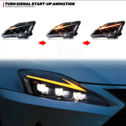 Lexus IS 2006-2012 RGB LED Headlights