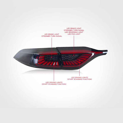 Toyota Corolla 2019-2024 Infinity LED Tail Lights