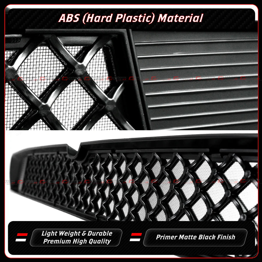 Matte Black Front Lower Mesh Grill Bug Shield [2025-2026 Tesla Model Y Juniper Premium]