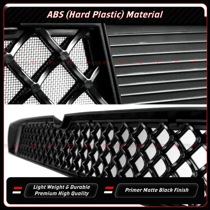 Matte Black Front Lower Mesh Grill Bug Shield [2025-2026 Tesla Model Y Juniper Premium]