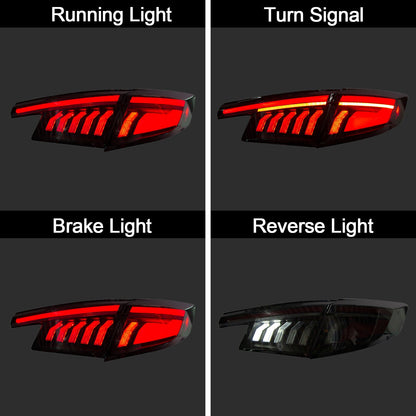 SWA 2022-2026 11th Gen Honda Civic HATCHBACK and Type-R FL1 FL2 FL5 V2 Tail Lights