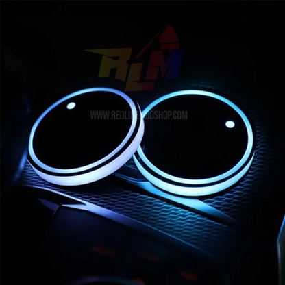 Color Changing Car Cup Holder Lights