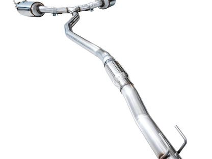 AWE Tuning 22+ Honda Civic Si/Acura Integra Track Edition Catback Exhaust - Dual Chrome Silver Tip