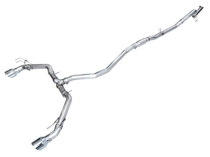 AWE Tuning 22+ Honda Civic Si/Acura Integra Track Edition Catback Exhaust - Dual Chrome Silver Tip