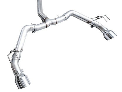 AWE Tuning 22+ Honda Civic Si/Acura Integra Track Edition Catback Exhaust - Dual Chrome Silver Tip