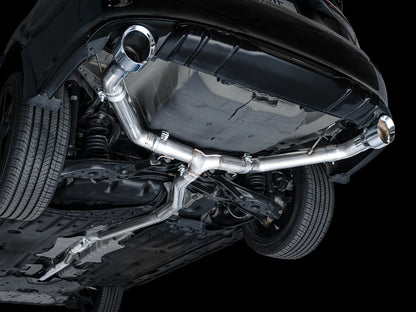 AWE Tuning 22+ Honda Civic Si/Acura Integra Track Edition Catback Exhaust - Dual Chrome Silver Tip