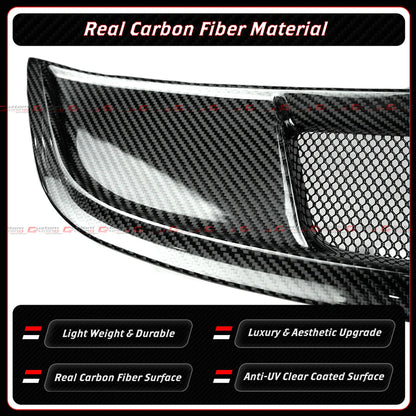 SP Style Real Carbon Fiber Bonnet Hood Vent With Mesh [2023-2025 Honda Civic Type-R FL5]