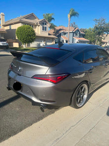 2023-2025 5th Gen DE4 Acura Integra 3 PCS Gloss Black DC5 Inspired Trunk Spoiler