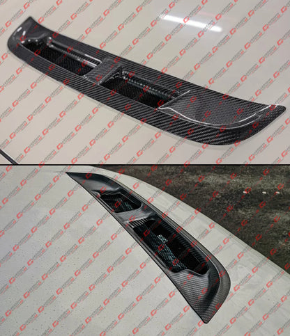SP Style Real Carbon Fiber Bonnet Hood Vent With Mesh [2023-2025 Honda Civic Type-R FL5]