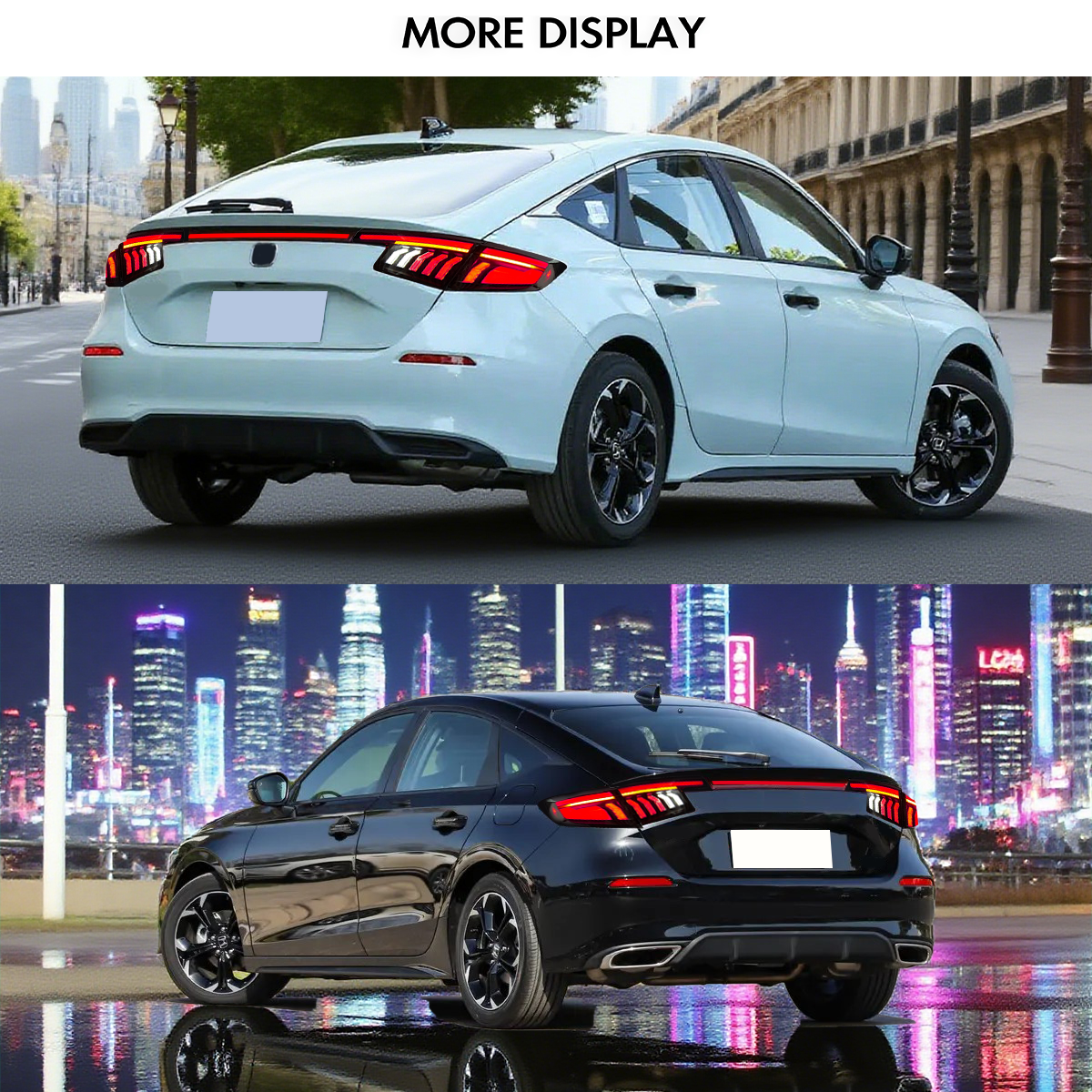 Honda Civic Hatchback 2022-2026 Indexa LED Tail Lights