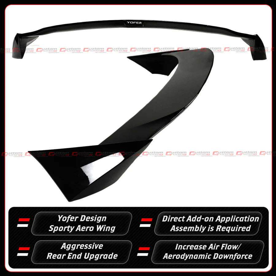 Yofer Design Gloss Black Trunk Spoiler Wing [2025-2026 Tesla Model Y]