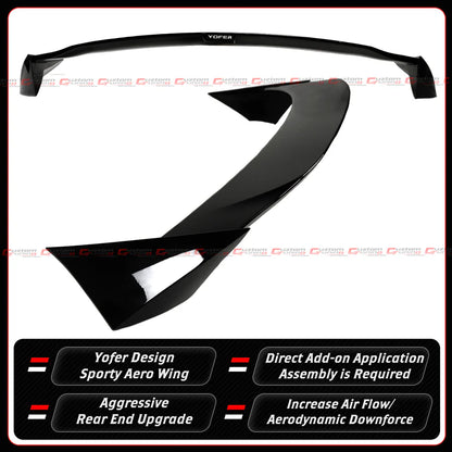 Yofer Design Gloss Black Trunk Spoiler Wing [2025-2026 Tesla Model Y]