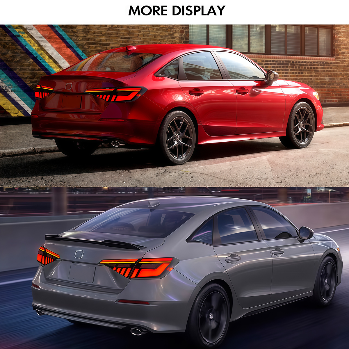 Honda Civic Sedan 2022-2026 LED Tail Lights