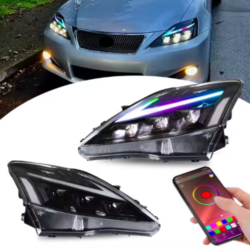 Lexus IS 2006-2012 RGB LED Headlights