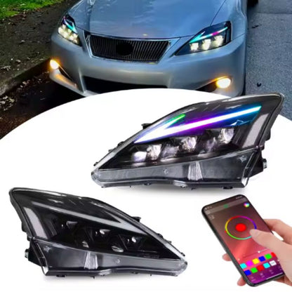 Lexus IS 2006-2012 RGB LED Headlights