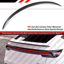 Performance Style Full Carbon Fiber Trunk Spoiler [2025-2026 Tesla Model Y Juniper]