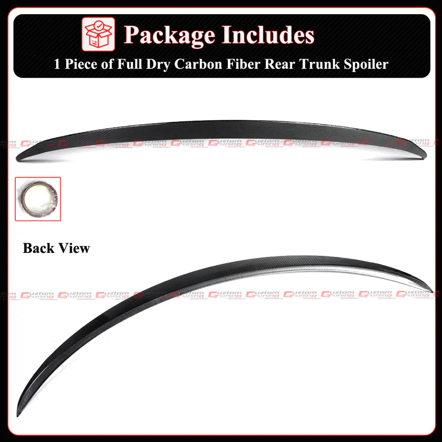 Performance Style Full Carbon Fiber Trunk Spoiler [2025-2026 Tesla Model Y Juniper]