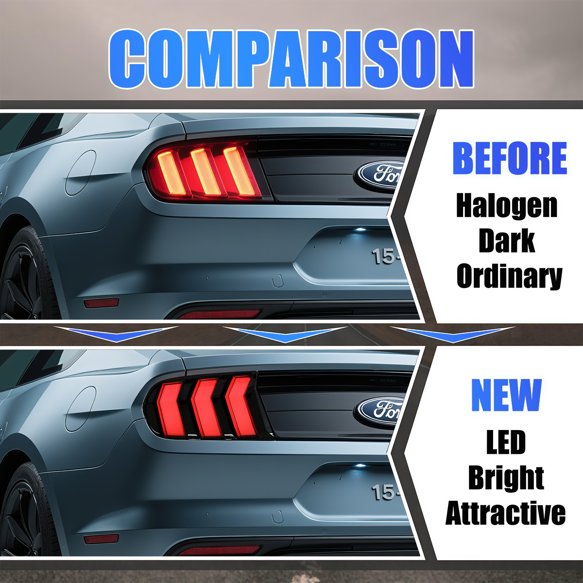 Ford Mustang 2015-2023 LED Tail Lights