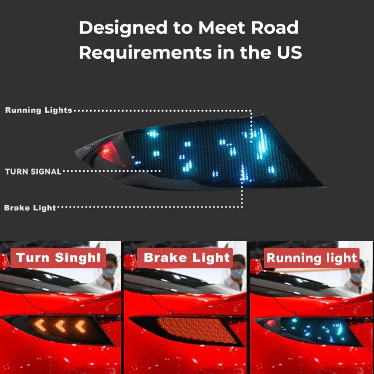 Subaru BRZ 2022-2026 Digital LED Tail Lights