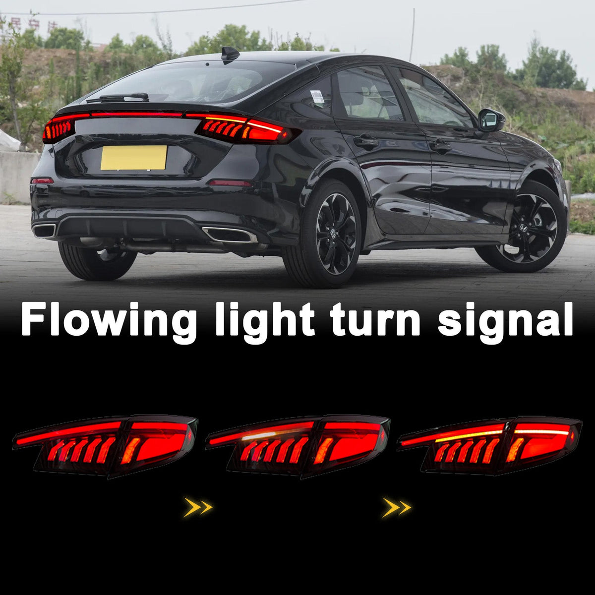 SWA 2022-2026 11th Gen Honda Civic HATCHBACK and Type-R FL1 FL2 FL5 V2 Tail Lights