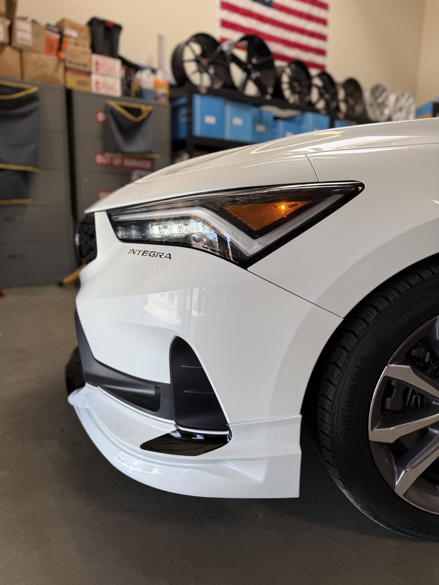 2023-2025  5th Gen DE4 Acura Integra 3 PCS Paint Matched Front lip