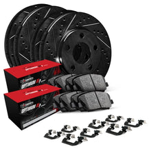 2002-2005 Acura Rsx Type S Black Drilled & Slotted Brake Kits