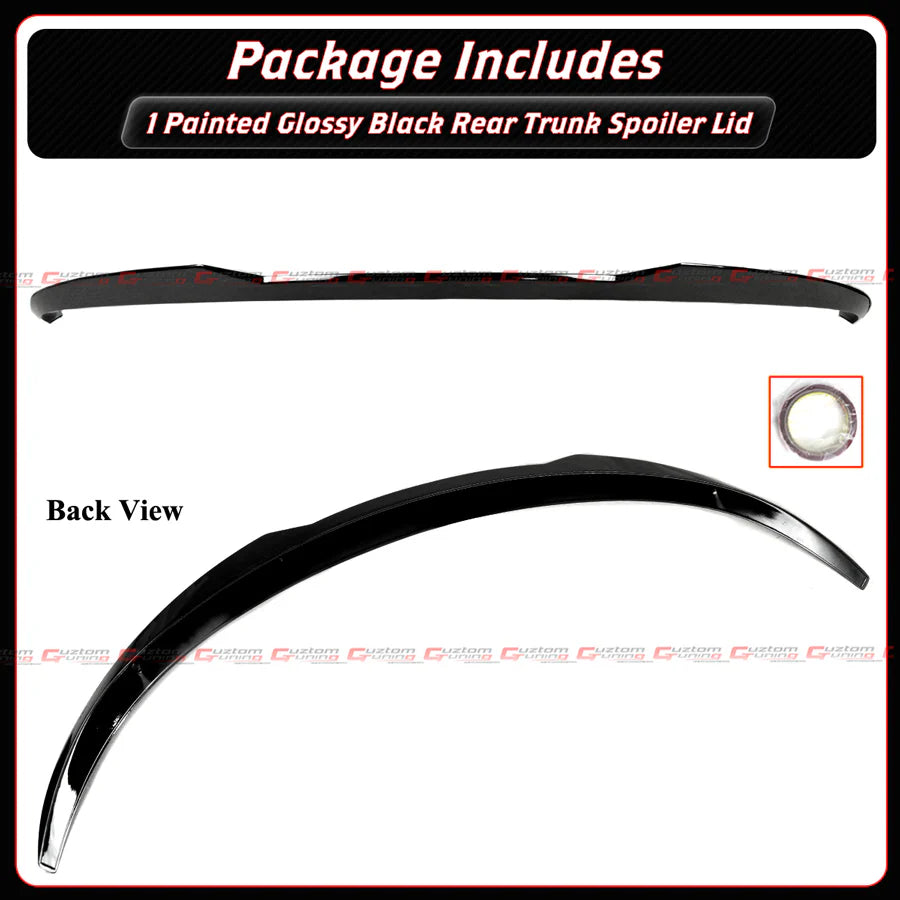 V Style Gloss Black Trunk Spoiler [2025-2026 Tesla Model Y Juniper]