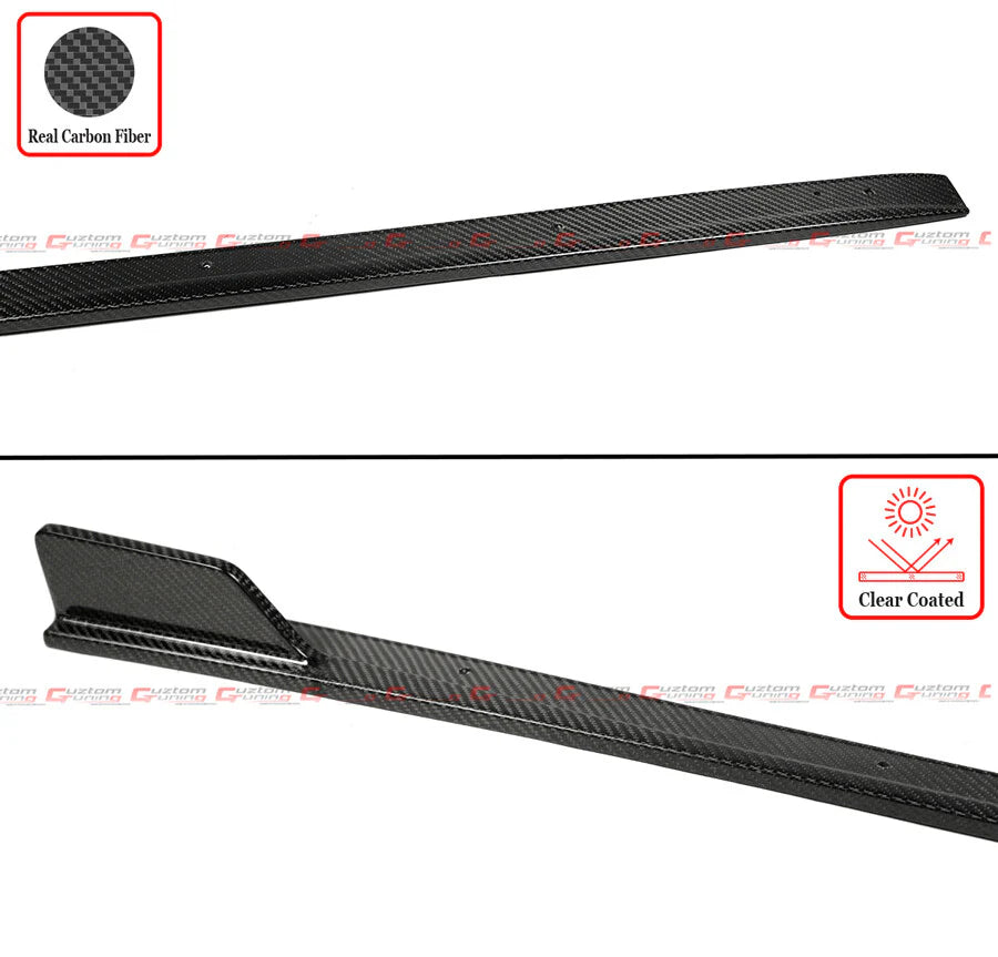 Real Carbon Fiber Winglet Side Skirt [2023-2025 Honda Civic Type-R FL5]