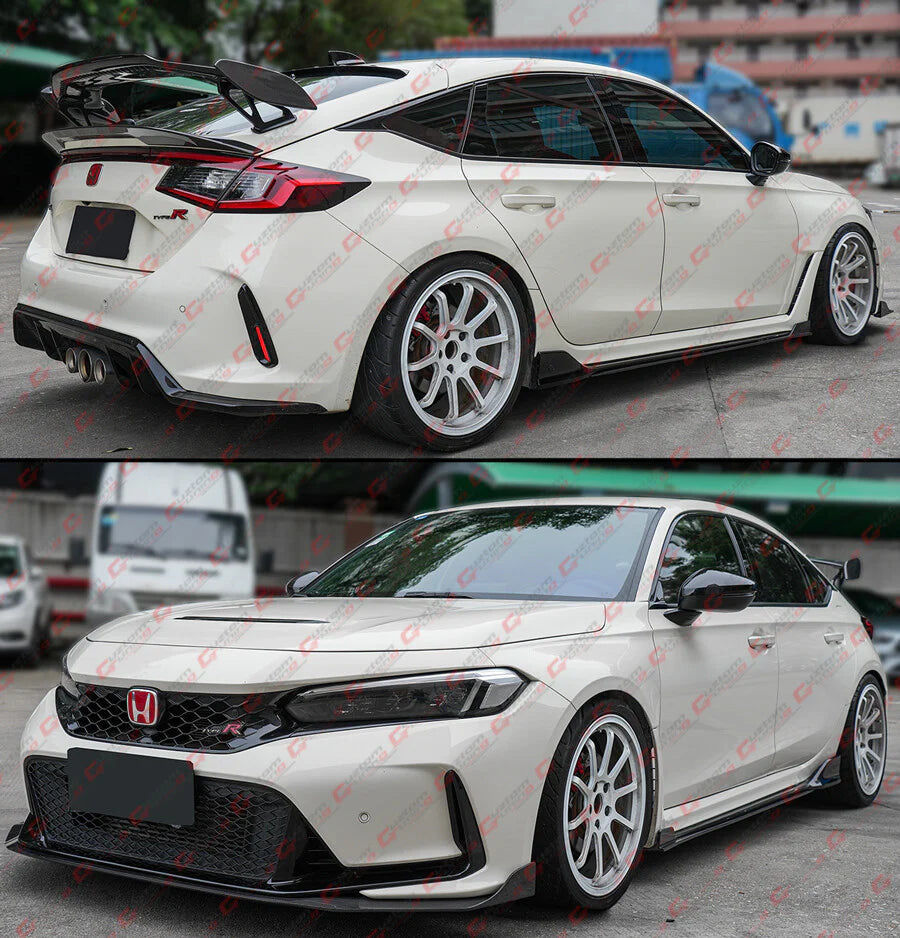 Real Carbon Fiber Winglet Side Skirt [2023-2025 Honda Civic Type-R FL5]