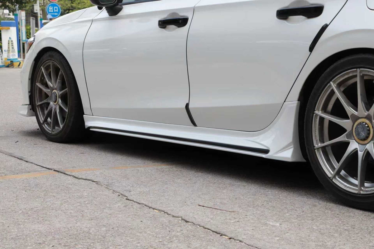 2022-2026  11th Gen Honda Civic Sedan SWA Design Color Mathced Side Skirts (Painted)