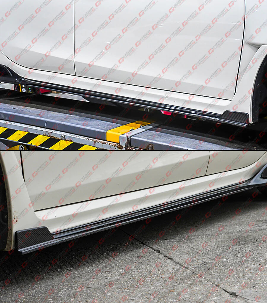 Real Carbon Fiber Winglet Side Skirt [2023-2025 Honda Civic Type-R FL5]