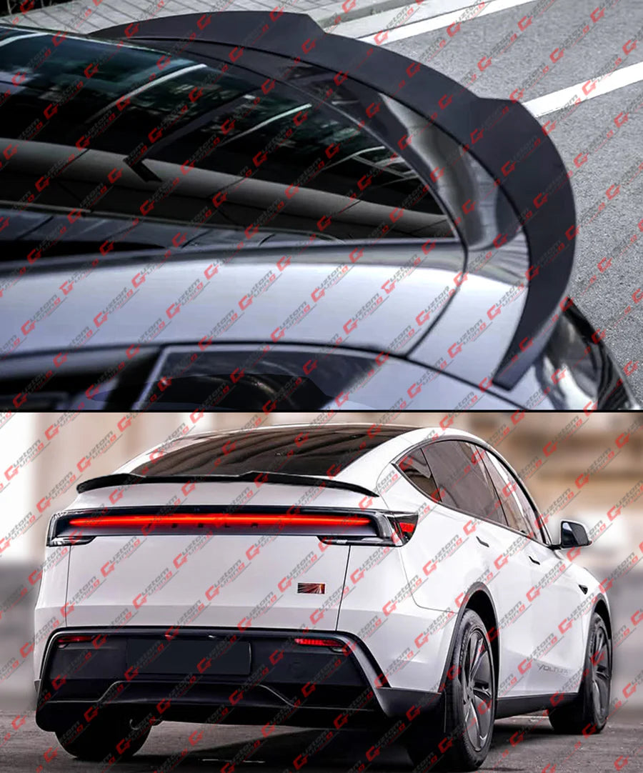 V Style Gloss Black Trunk Spoiler [2025-2026 Tesla Model Y Juniper]