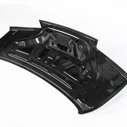 2010-2013 Camaro Type-X Double Sided Gloss Carbon Fiber Trunk W/ Integrated Spoiler