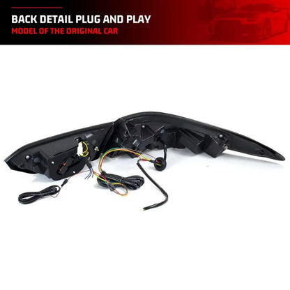 Toyota Camry 2018-2024 Fish Bone LED Tail Lights