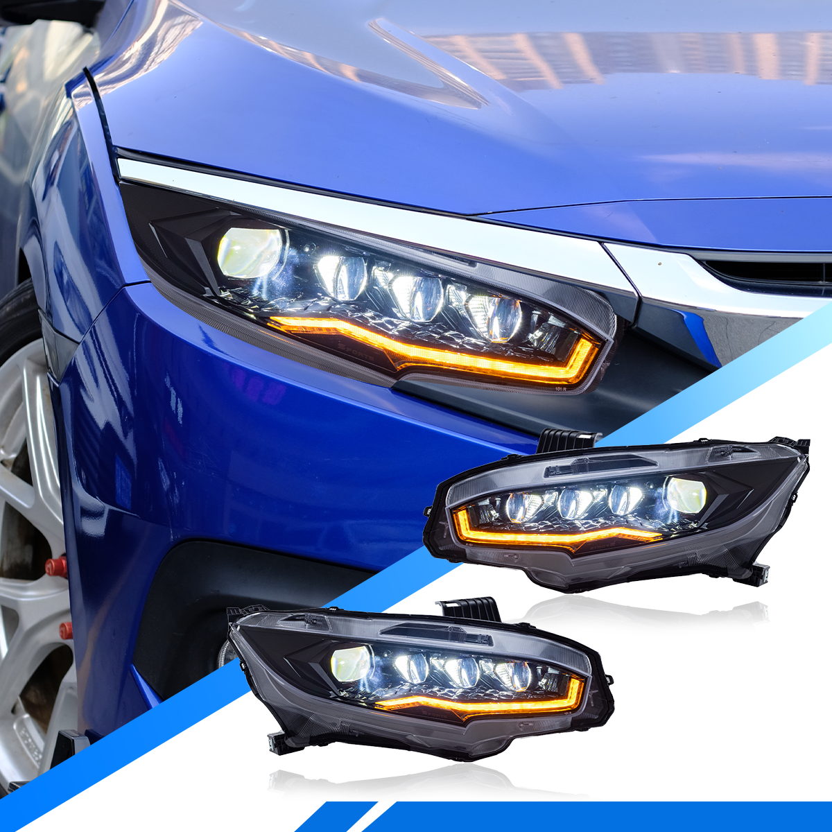 Honda Civic 2016-2021 Cerberus LED Headlights